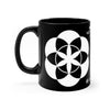 Load image into Gallery viewer, Crop Circle Black mug 11oz - West Knoyle - Shapes of Wisdom