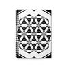 Load image into Gallery viewer, West Overton Crop Circle Spiral Notebook - Ruled Line - Shapes of Wisdom