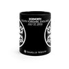 Crop Circle Black mug 11oz - Dodworth - Shapes of Wisdom