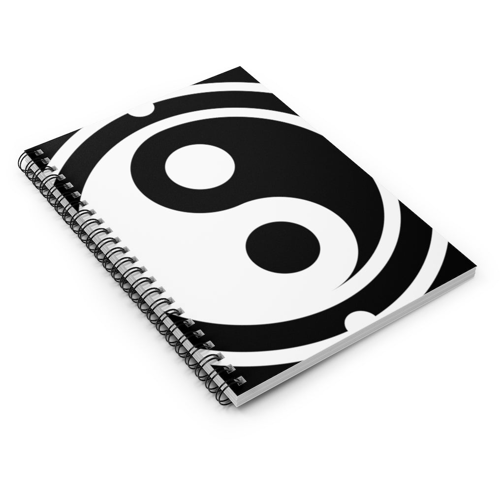Cley Hill Crop Circle Spiral Notebook - Ruled Line 4 - Shapes of Wisdom