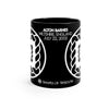 Crop Circle Black mug 11oz - Alton Barnes 4 - Shapes of Wisdom