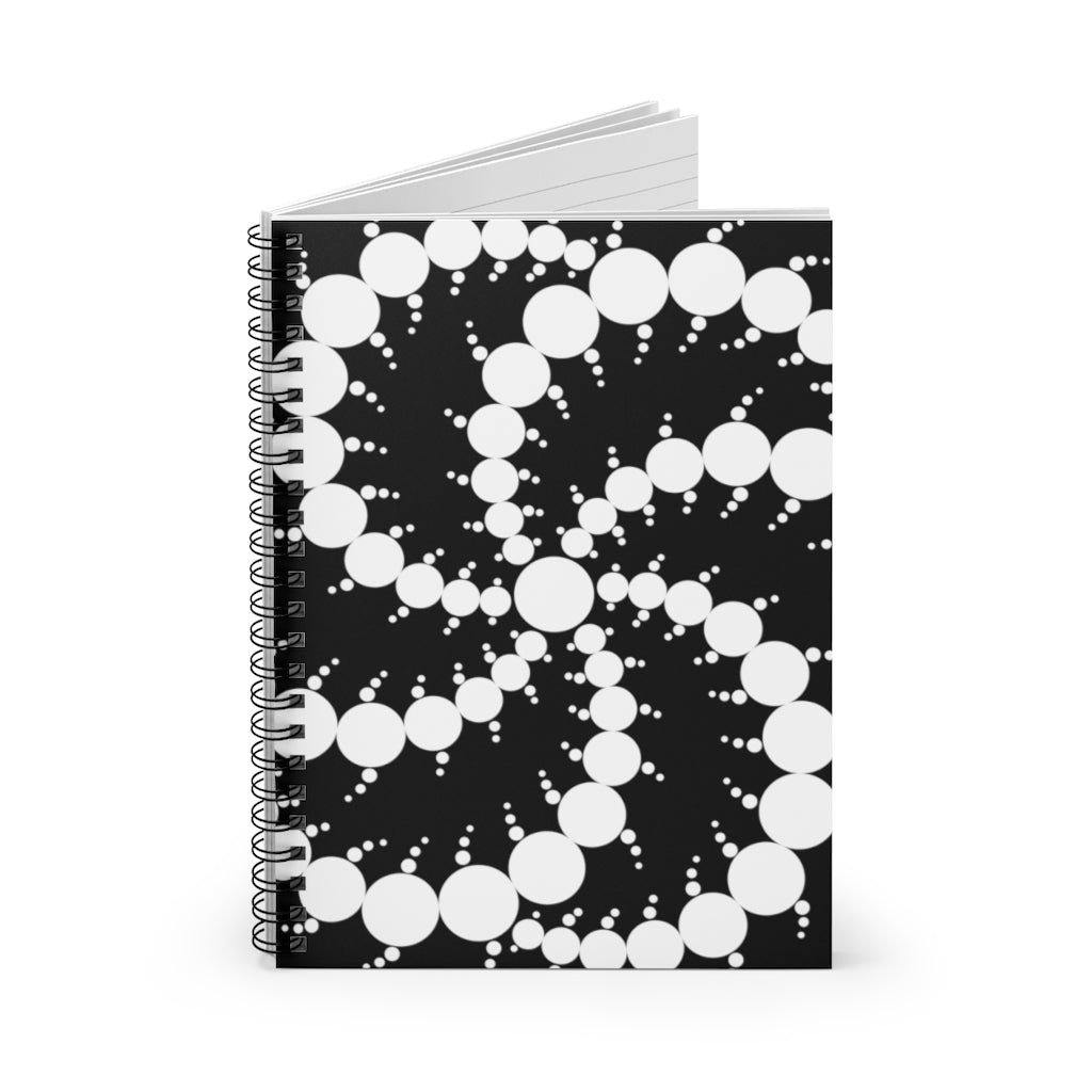 Milk Hill Crop Circle Spiral Notebook - Ruled Line 3 - Shapes of Wisdom