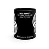 Crop Circle Black mug 11oz - West Kennett 2 - Shapes of Wisdom