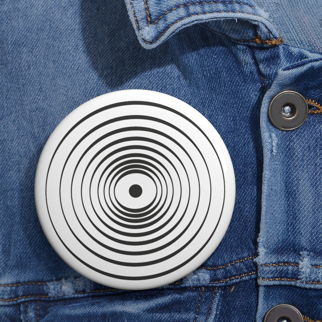 Avebury Crop Circle Pin Button 2 - Shapes of Wisdom