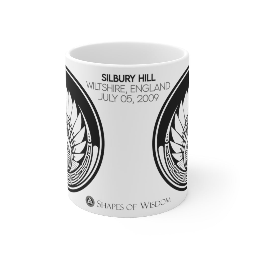 Crop Circle Mug 11oz - Silbury Hill - Shapes of Wisdom