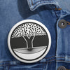 Load image into Gallery viewer, Alton Barnes Crop Circle Pin Button 3 - Shapes of Wisdom