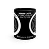 Crop Circle Black mug 11oz - Barbury Castle - Shapes of Wisdom