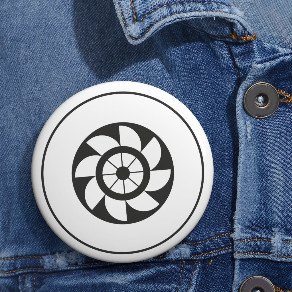Owlesbury Crop Circle Pin Button - Shapes of Wisdom