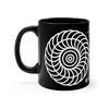 Crop Circle Black mug 11oz - Rudstone - Shapes of Wisdom