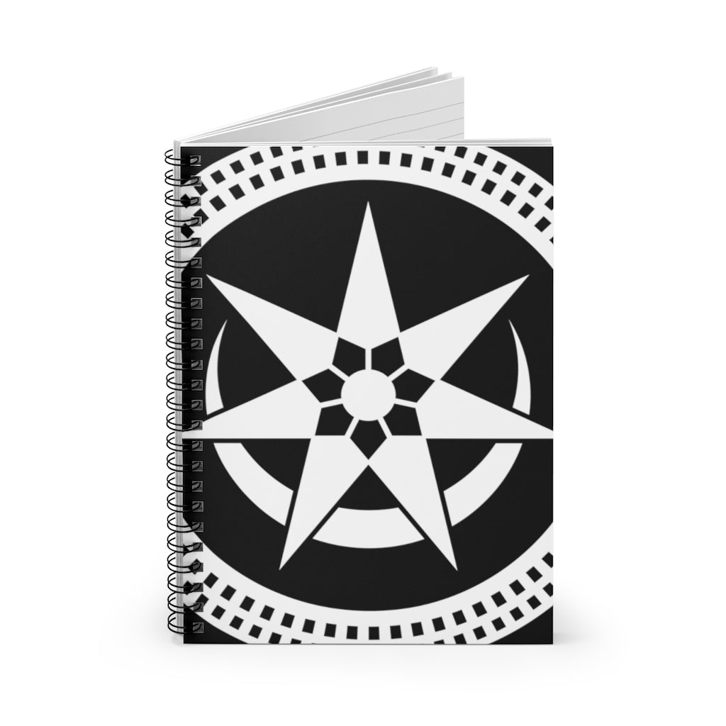 Stonehenge Crop Circle Spiral Notebook - Ruled Line  4 - Shapes of Wisdom
