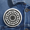 Load image into Gallery viewer, Ogbourne St George Crop Circle Pin Button - Shapes of Wisdom