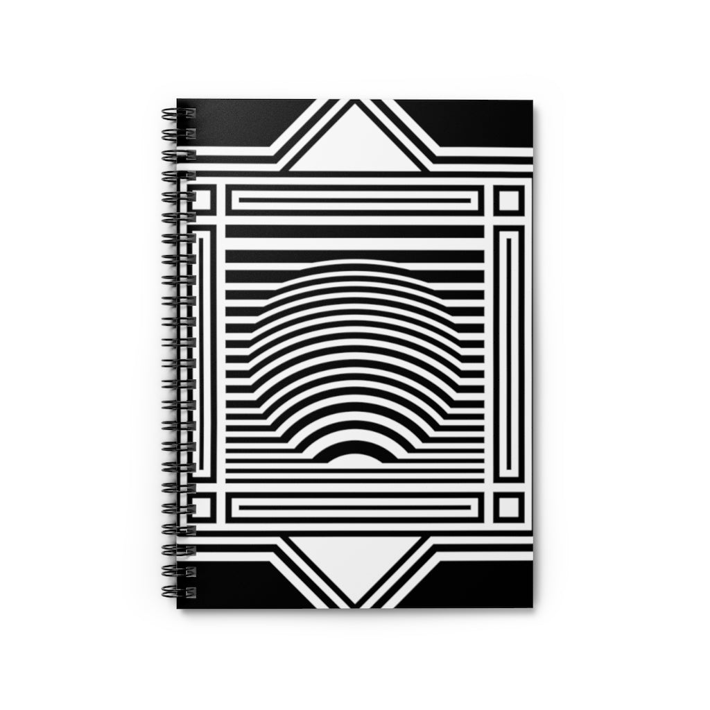 Whitefield Hill Crop Circle Spiral Notebook - Ruled Line - Shapes of Wisdom