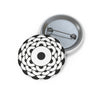 Thornborough Henge  Crop Circle Pin Button - Shapes of Wisdom