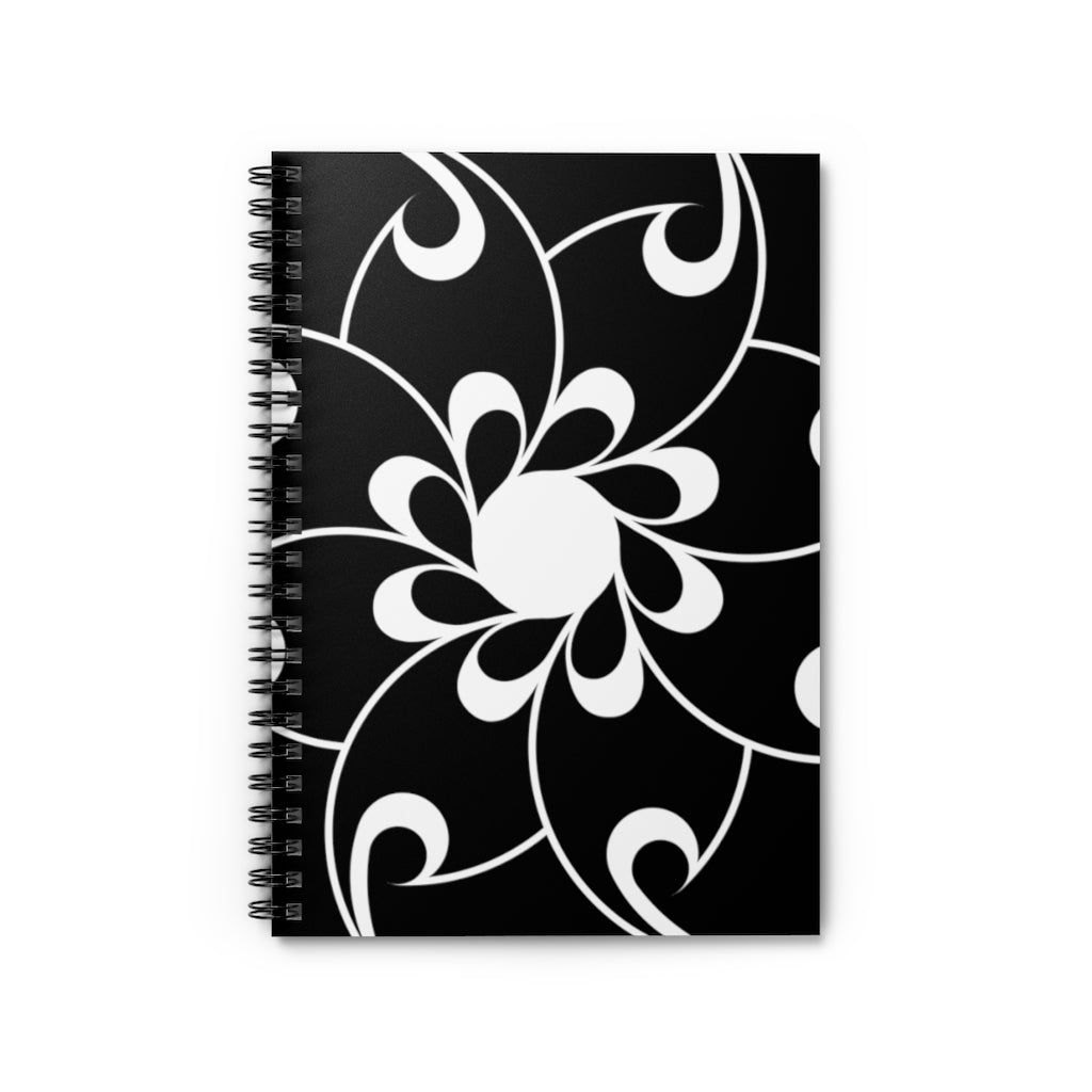 Cherhill Crop Circle Spiral Notebook - Ruled Line 3 - Shapes of Wisdom