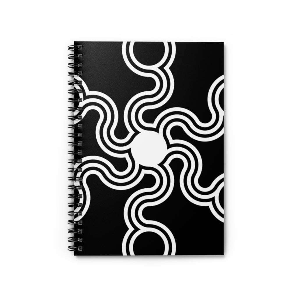 Pepperbox Hill Crop Circle Spiral Notebook - Ruled Line - Shapes of Wisdom