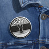Load image into Gallery viewer, Alton Barnes Crop Circle Pin Button 3 - Shapes of Wisdom