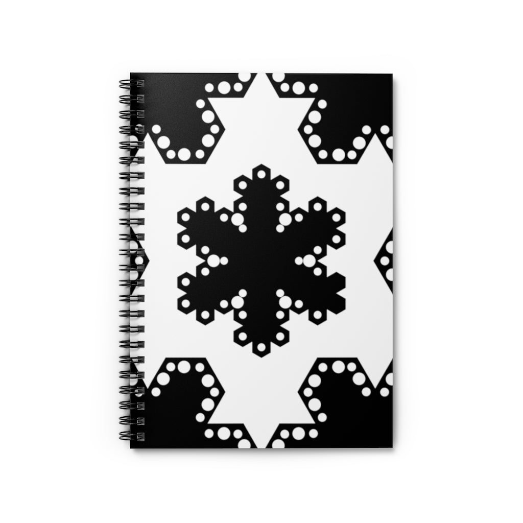 Milk Hill Crop Circle Spiral Notebook - Ruled Line 2 - Shapes of Wisdom