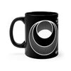 Crop Circle Black mug 11oz - Morgan´s Hill 2 - Shapes of Wisdom