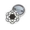 Vanzaghello Crop Circle Pin Button - Shapes of Wisdom
