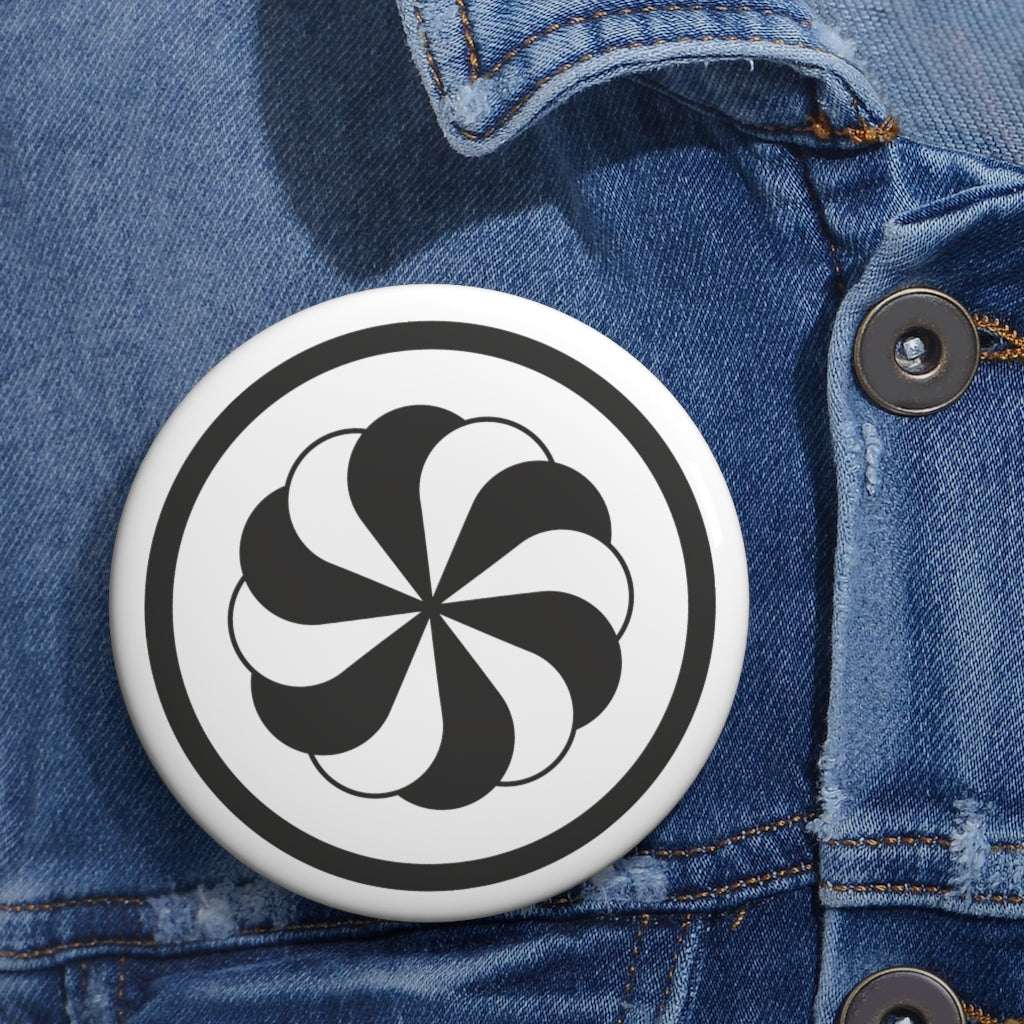Marden Henge Crop Circle Pin Button - Shapes of Wisdom