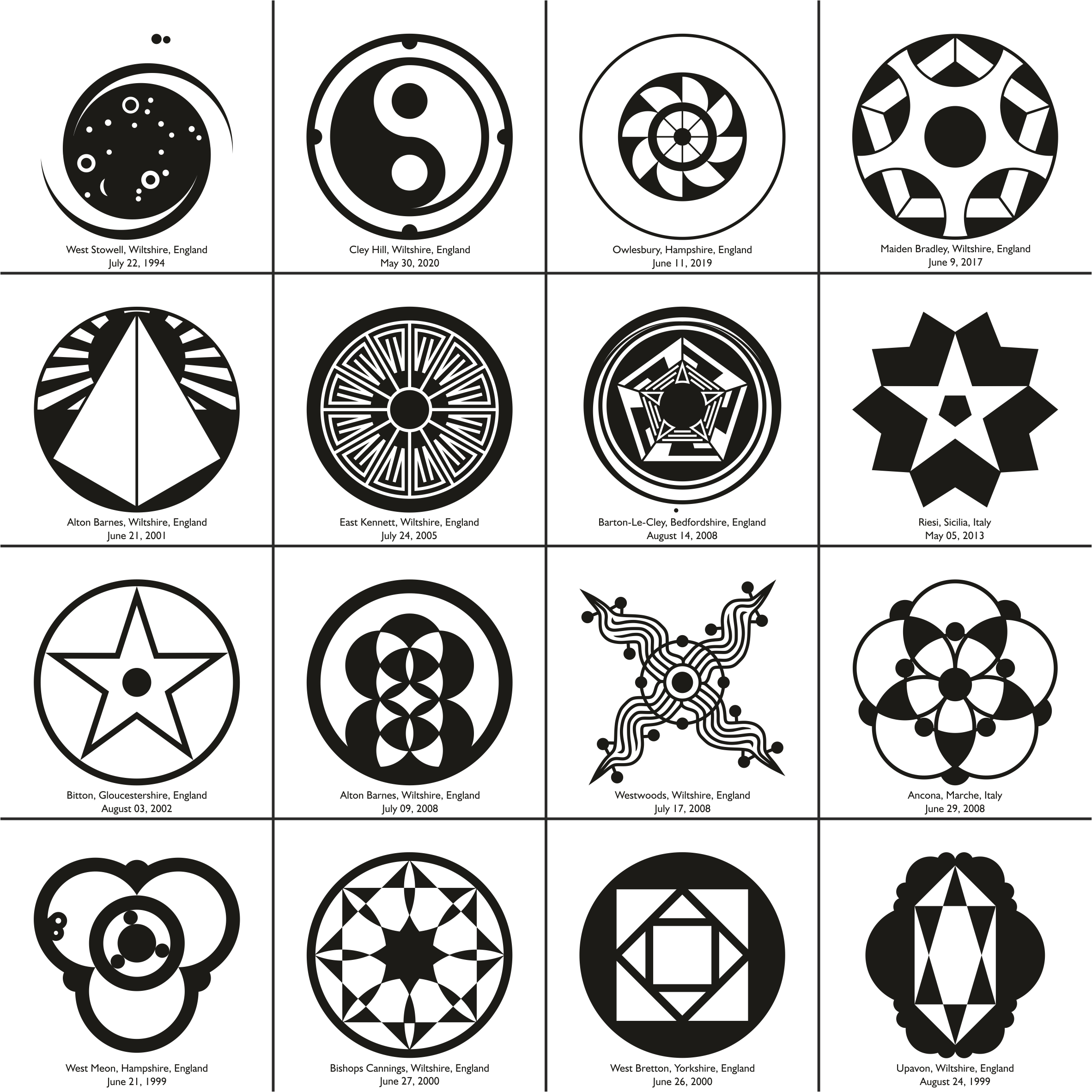 4 x 4 Vector Pack - 01 - Shapes of Wisdom