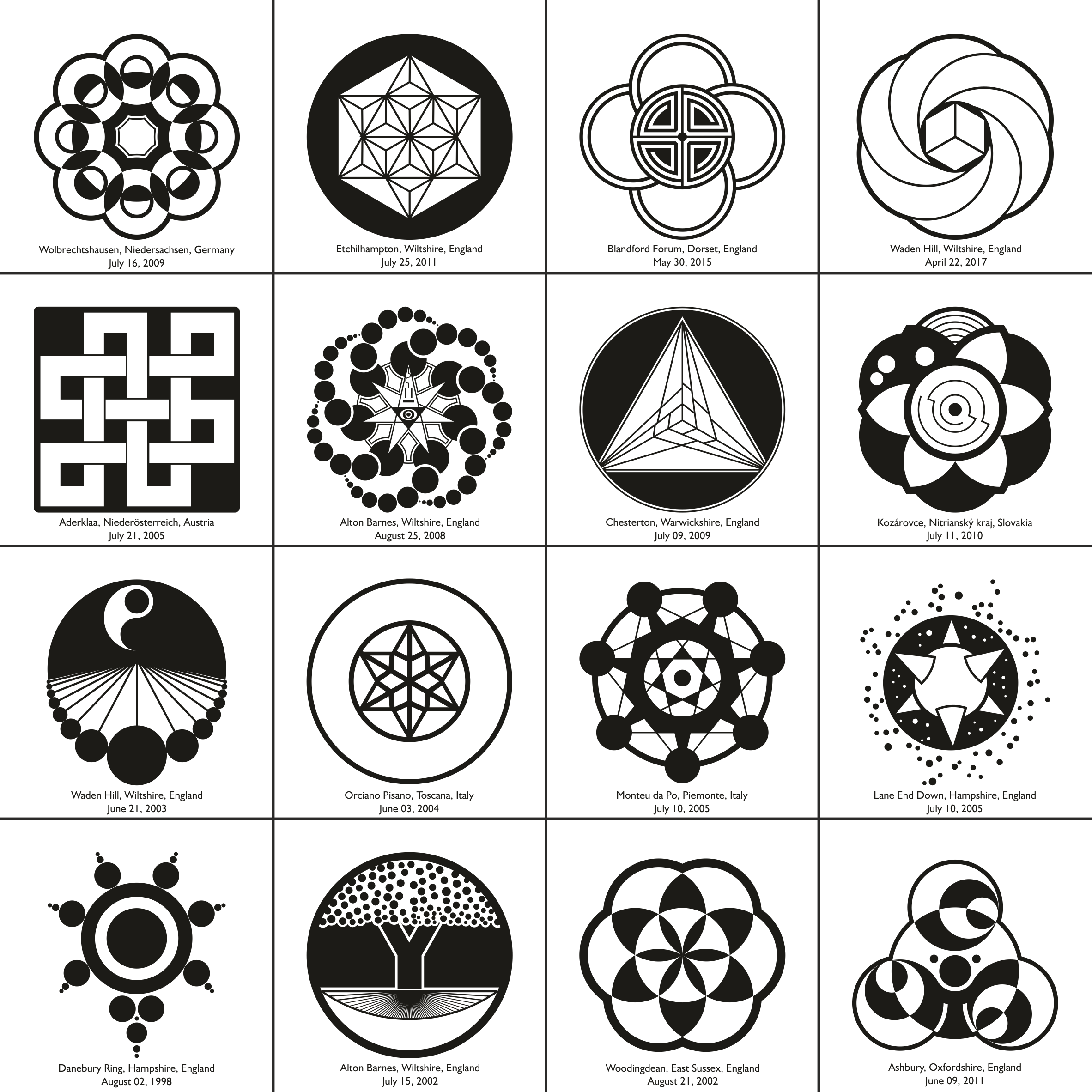 4 x 4 Vector Pack - 11 - Shapes of Wisdom