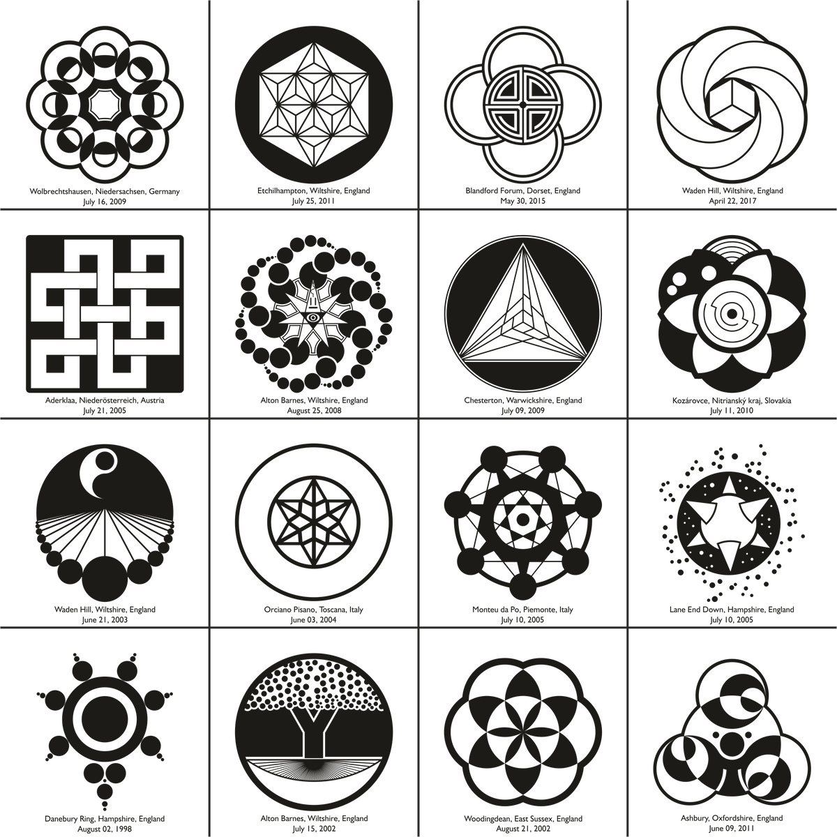 4 x 4 Vector Pack - 11 – Shapes of Wisdom