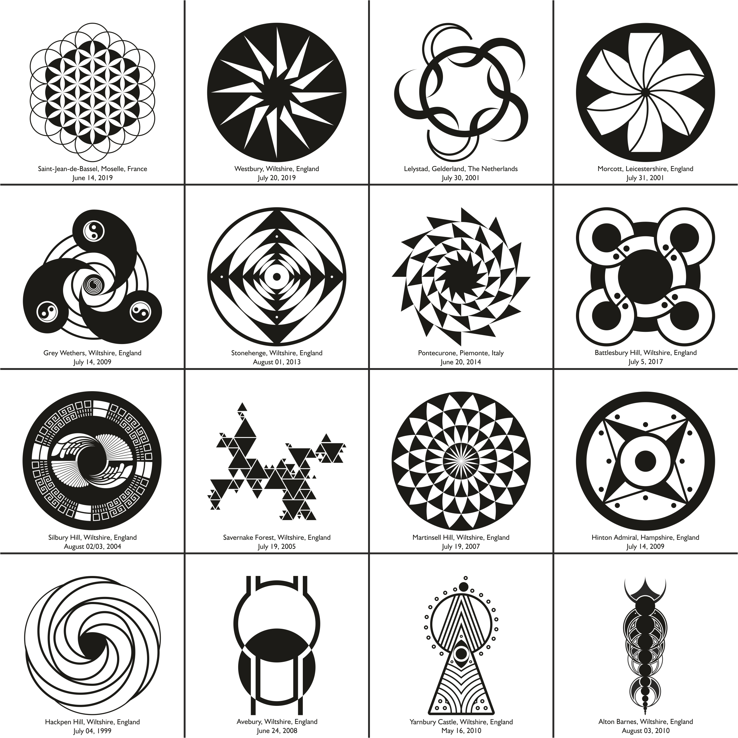 4 x 4 Vector Pack - 12 - Shapes of Wisdom
