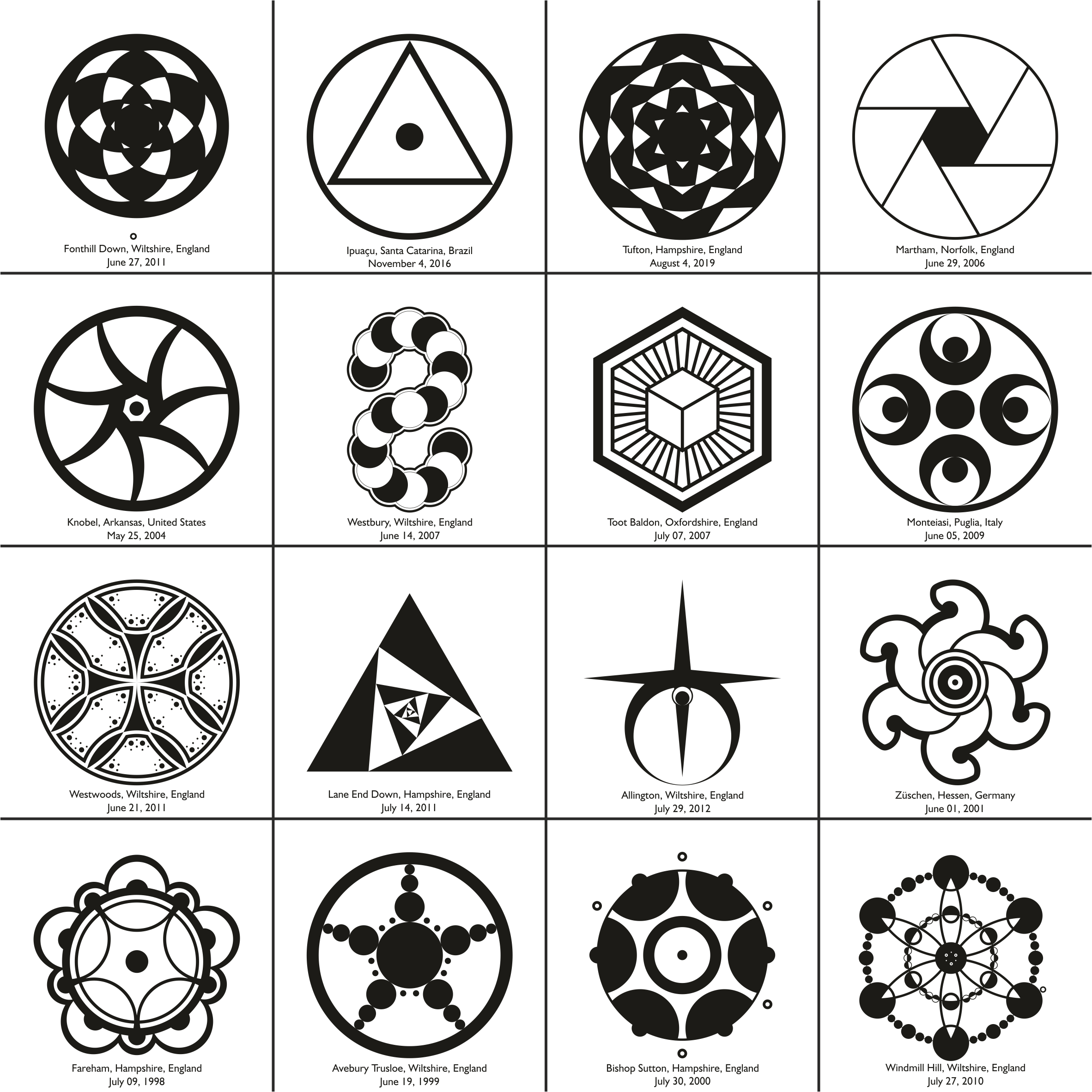 4 x 4 Vector Pack - 15 - Shapes of Wisdom