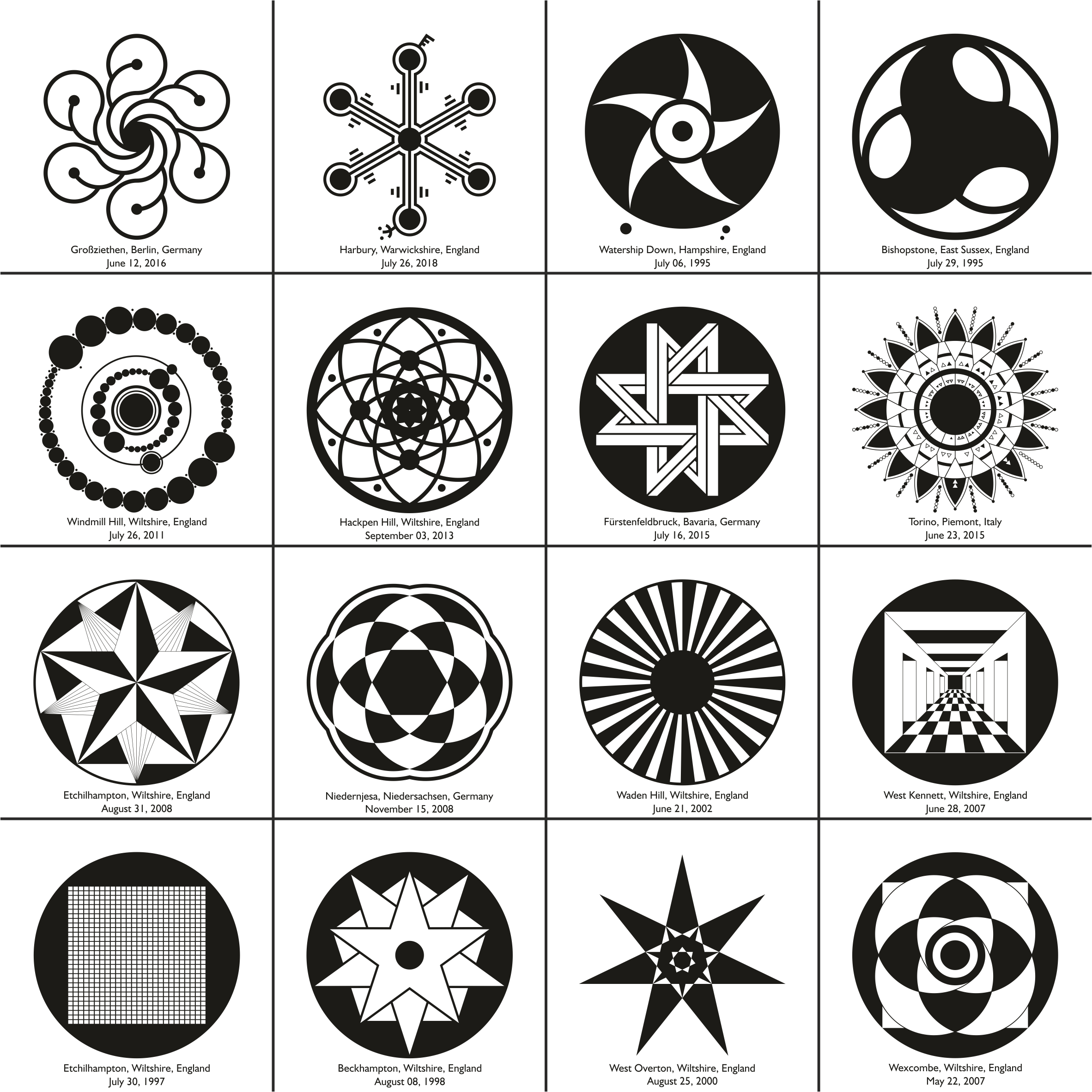 4 x 4 Vector Pack - 16 - Shapes of Wisdom