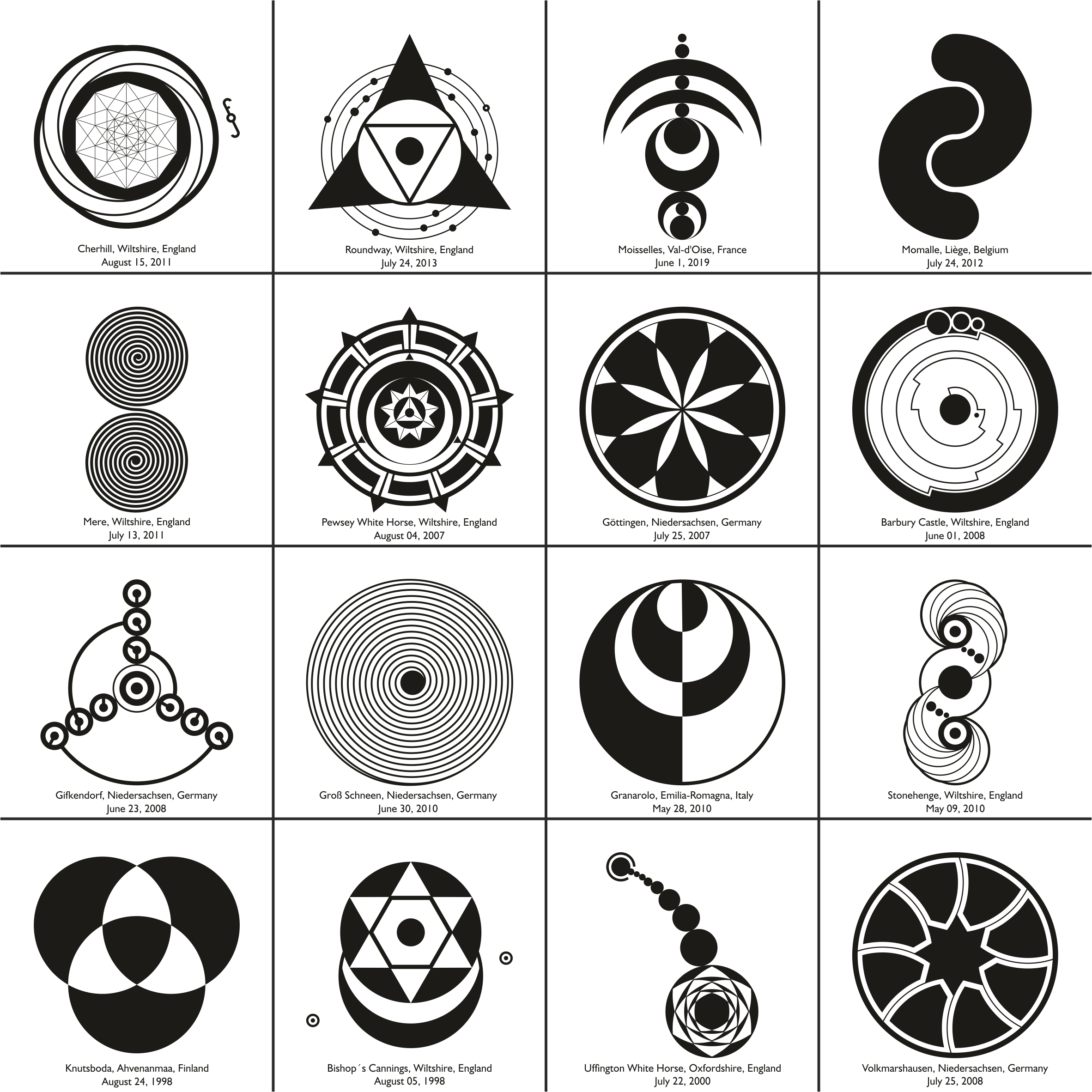 4 x 4 Vector Pack - 17 - Shapes of Wisdom