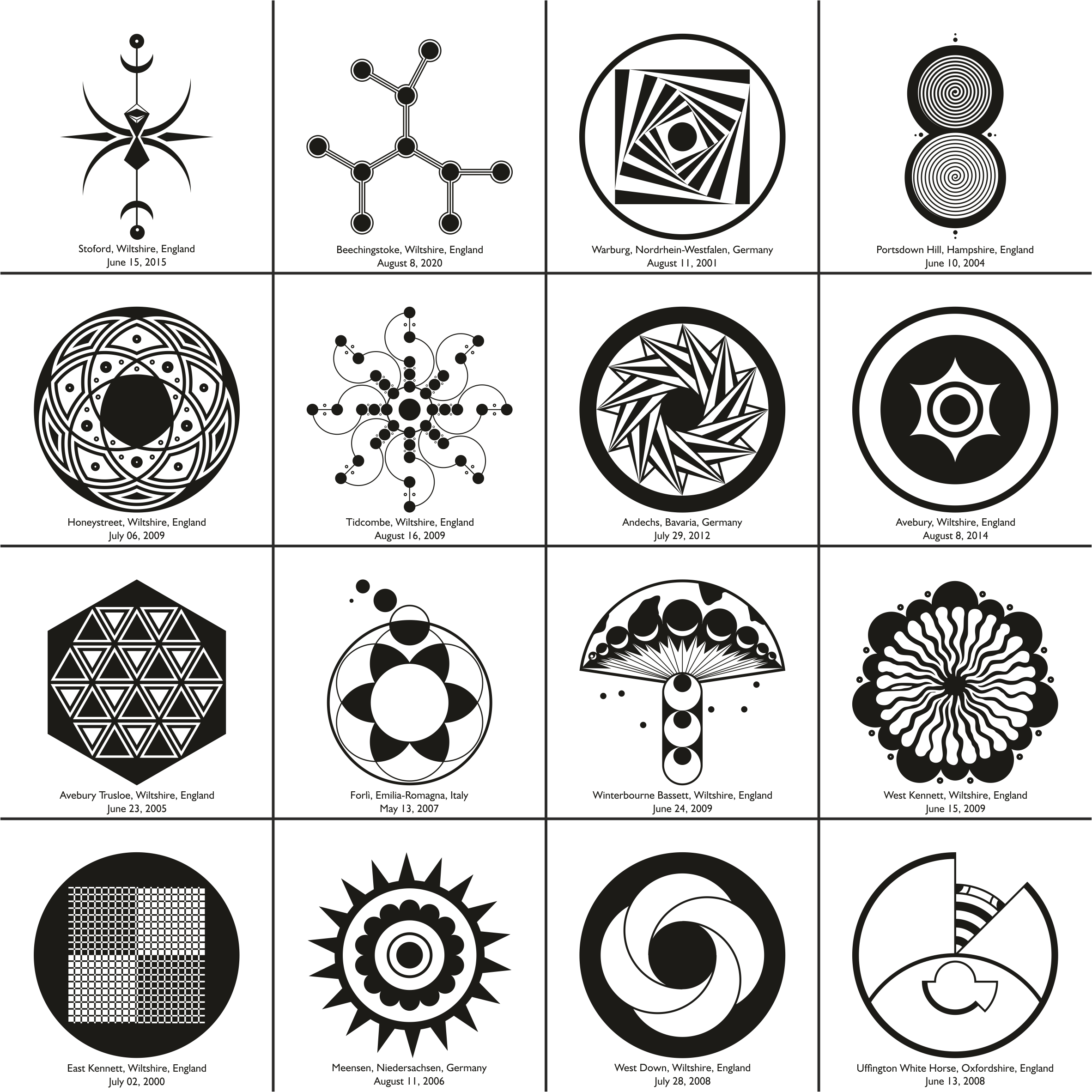 4 x 4 Vector Pack - 18 - Shapes of Wisdom