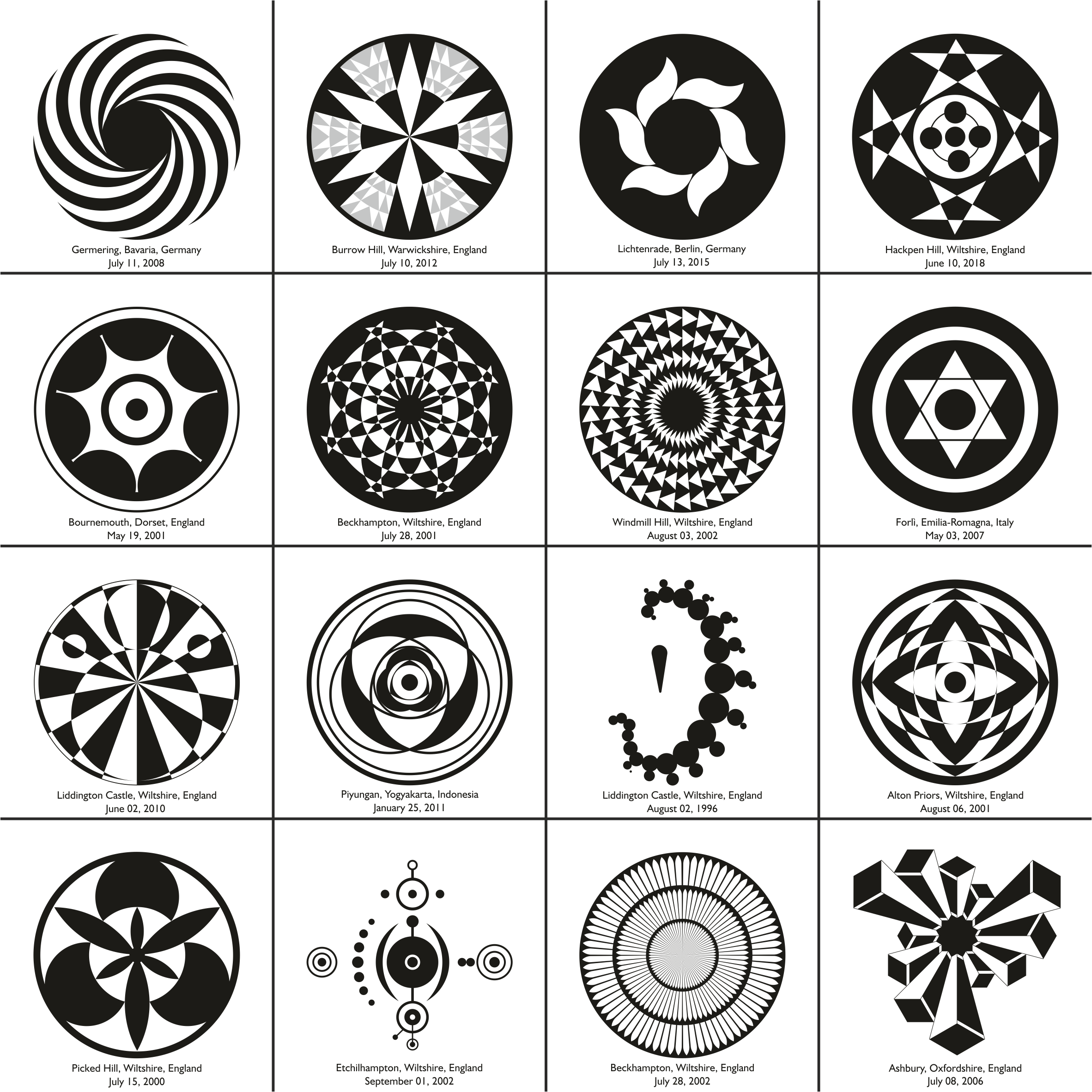 4 x 4 Vector Pack - 20 - Shapes of Wisdom