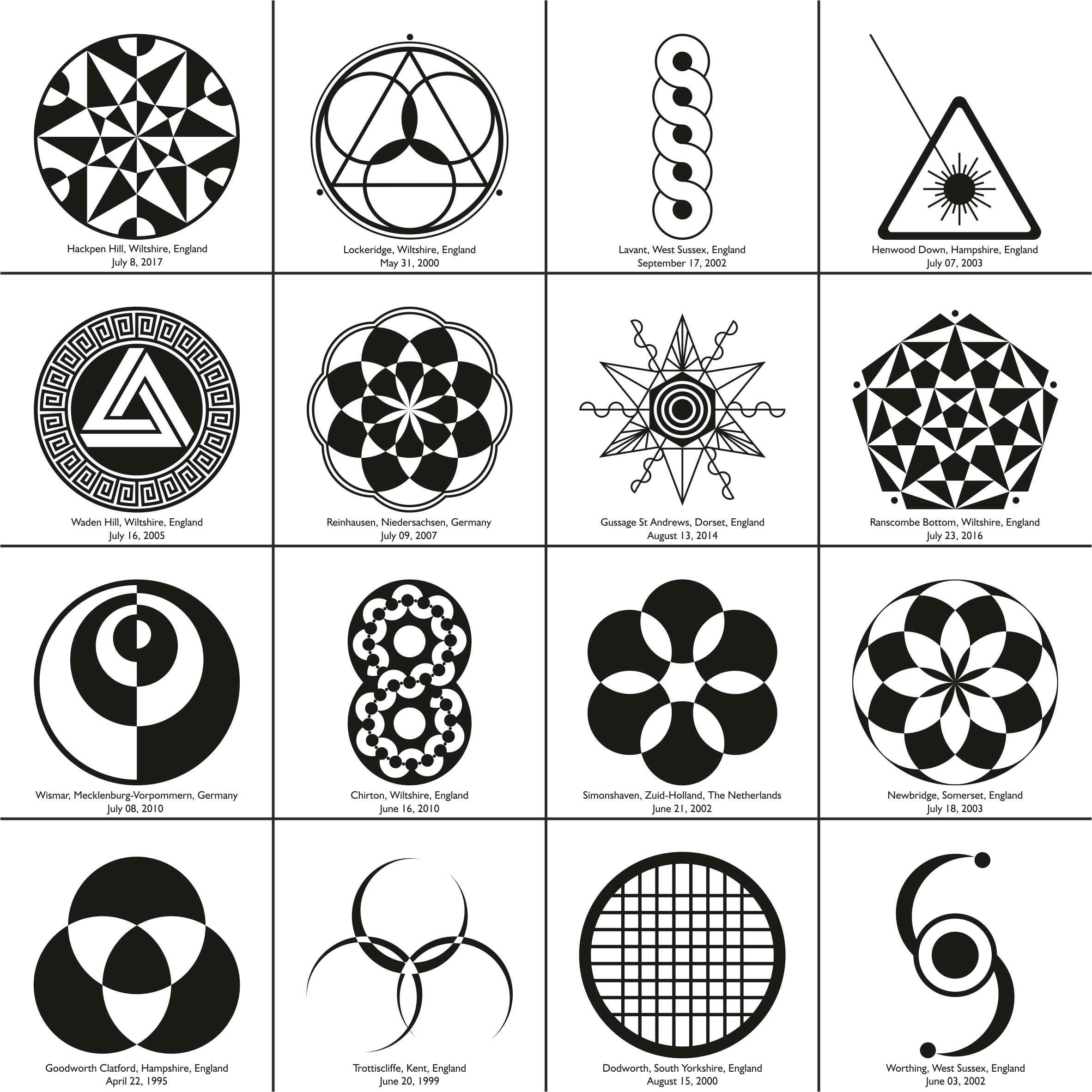 4 x 4 Vector Pack - 23 - Shapes of Wisdom