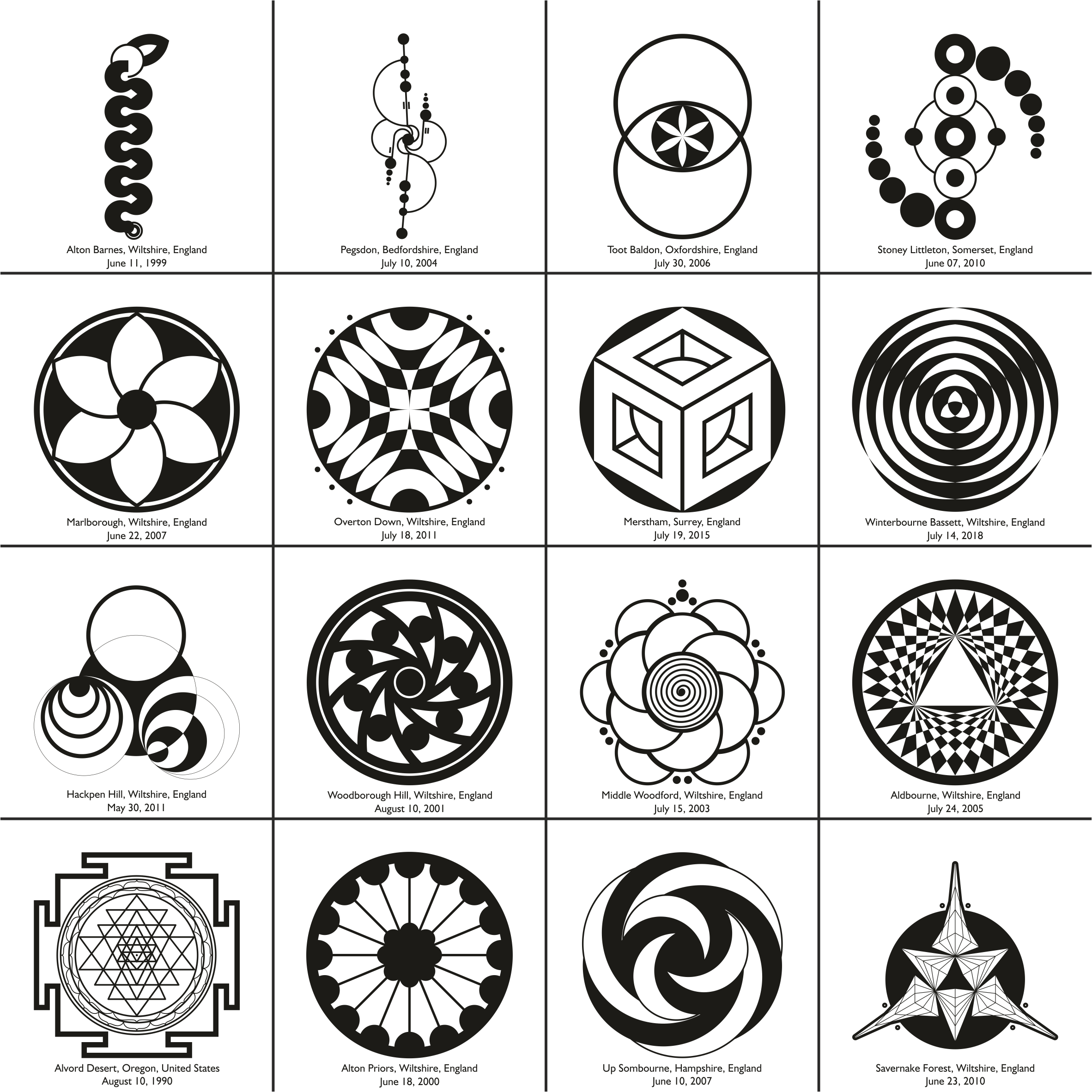 4 x 4 Vector Pack - 24 - Shapes of Wisdom