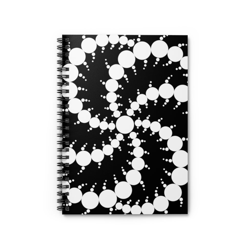Milk Hill Crop Circle Spiral Notebook - Ruled Line 3 - Shapes of Wisdom