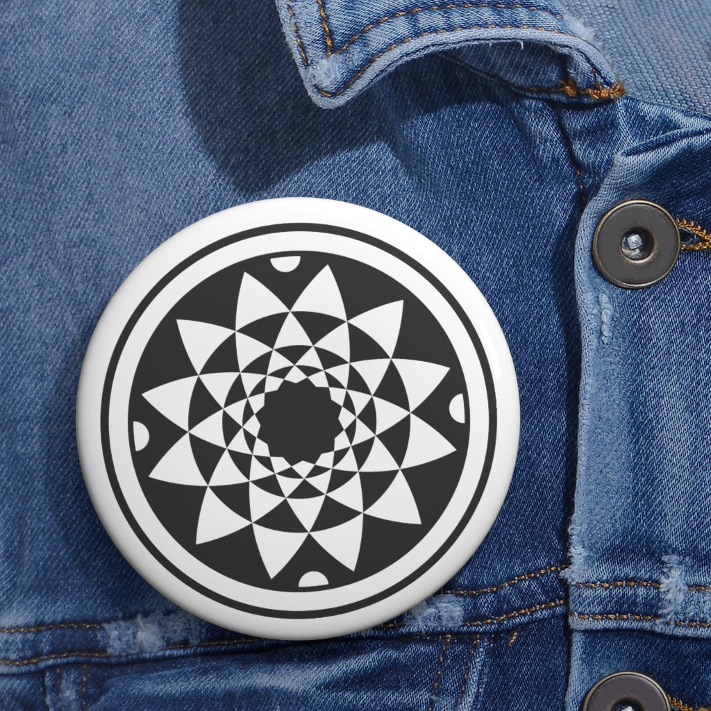 Highworth Crop Circle Pin Button - Shapes of Wisdom