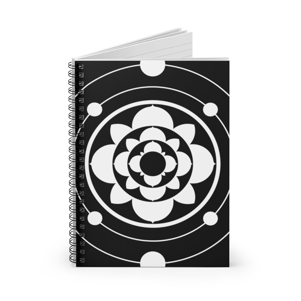Merstham Crop Circle Spiral Notebook - Ruled Line - Shapes of Wisdom