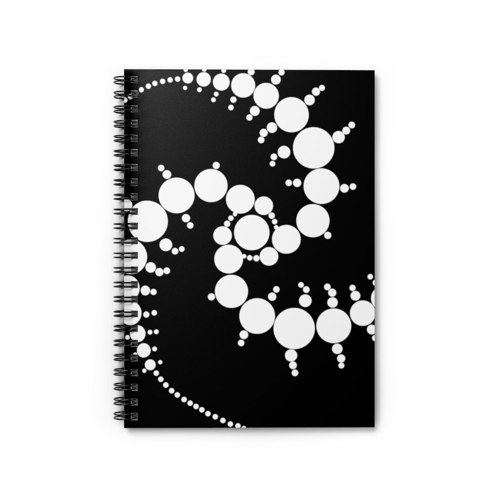 Windmill Hill Crop Circle Spiral Notebook - Ruled Line - Shapes of Wisdom