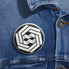 Load image into Gallery viewer, Stanton St Bernard Crop Circle Pin Button - Shapes of Wisdom