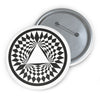 Aldbourne Crop Circle Pin Button - Shapes of Wisdom