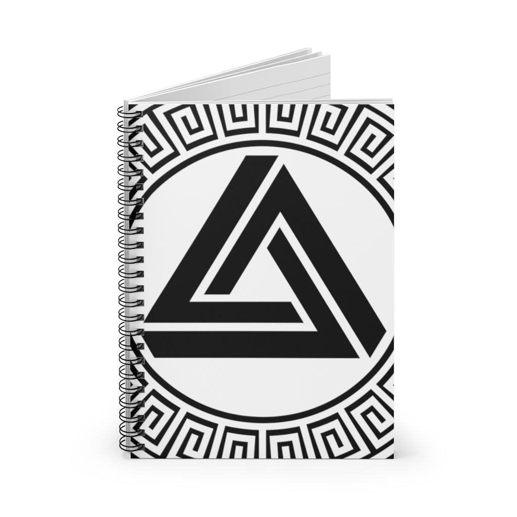 Waden Hill Crop Circle Spiral Notebook - Ruled Line - Shapes of Wisdom