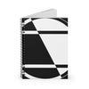 Chirton Bottom Crop Circle Spiral Notebook - Ruled Line - Shapes of Wisdom