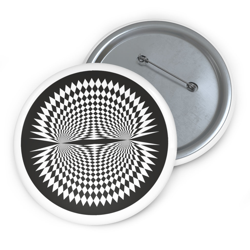 Avebury Trusloe Crop Circle Pin Button - Shapes of Wisdom