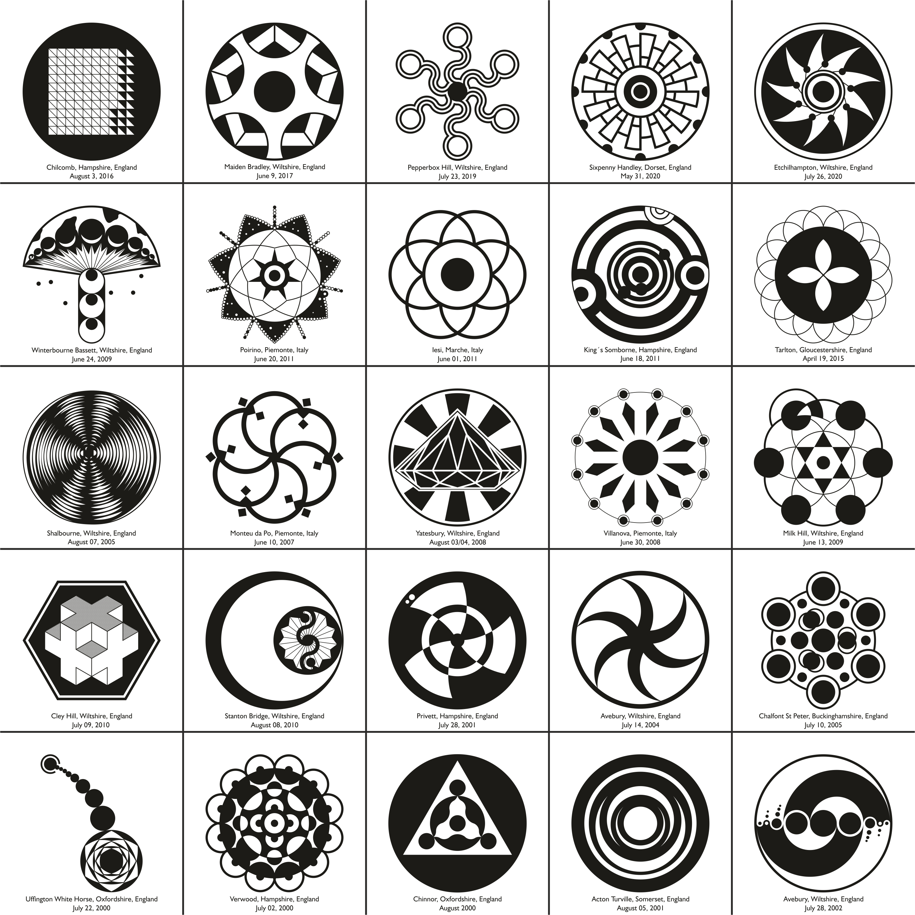 5 x 5 Vector Pack - 11 - Shapes of Wisdom