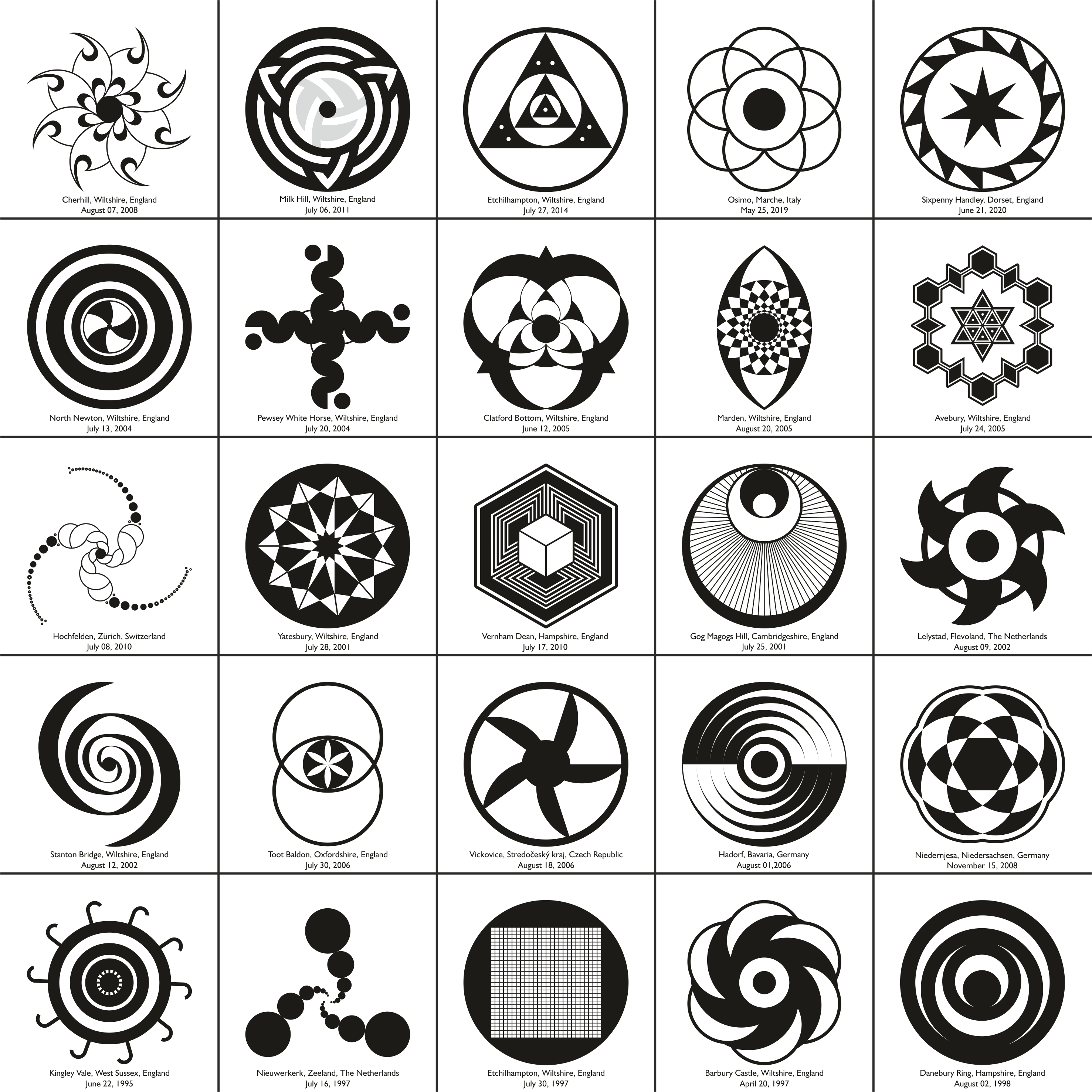 5 x 5 Vector Pack - 12 - Shapes of Wisdom
