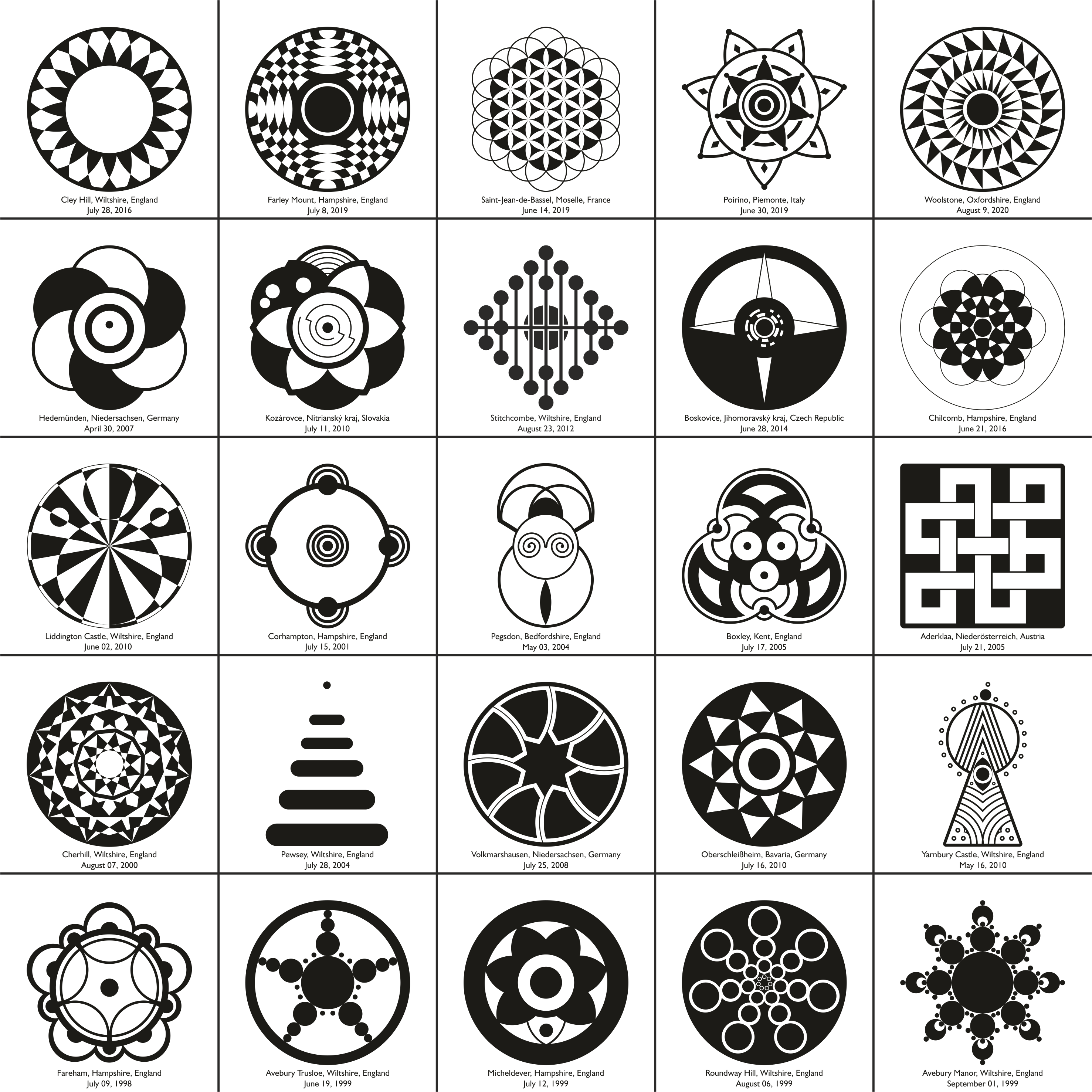 5 x 5 Vector Pack - 13 - Shapes of Wisdom