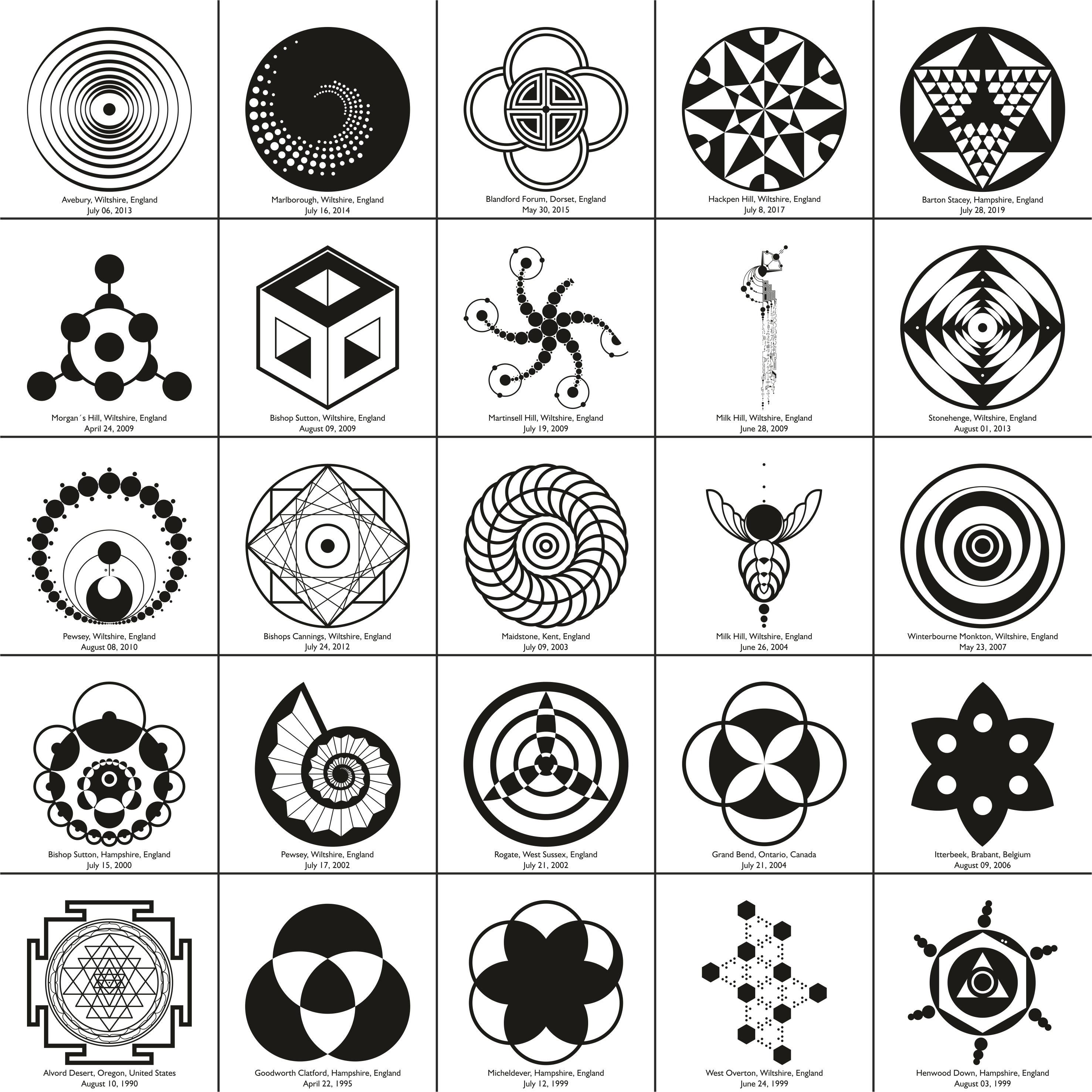 5 x 5 Vector Pack - 14 - Shapes of Wisdom