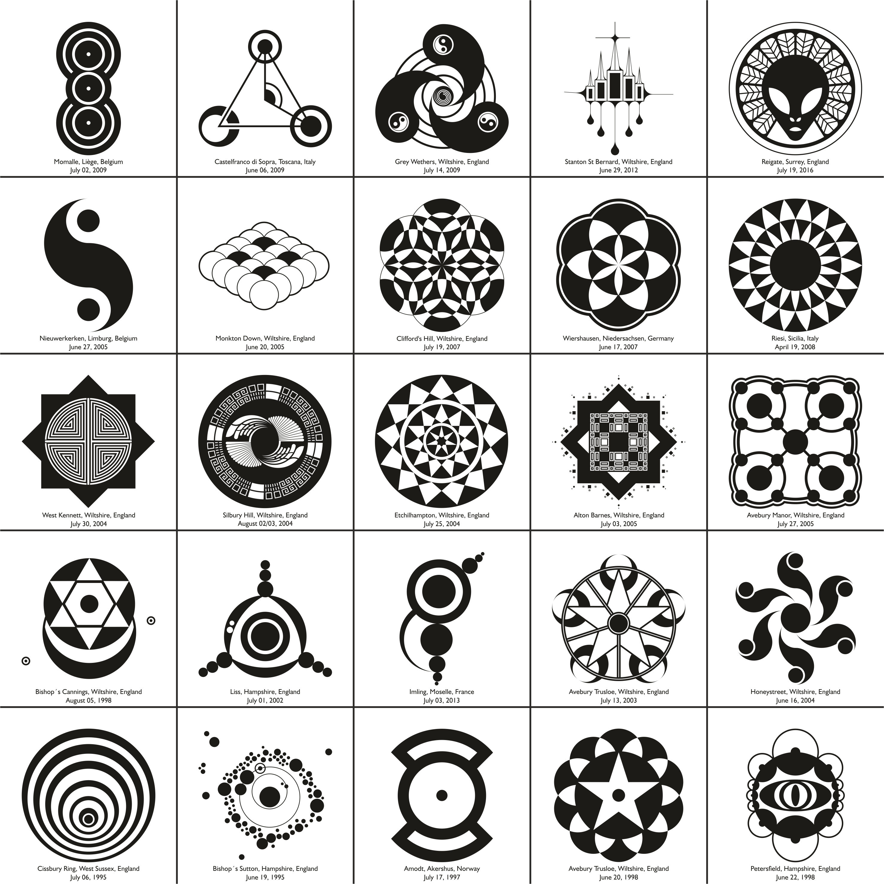 5 x 5 Vector Pack - 16 - Shapes of Wisdom