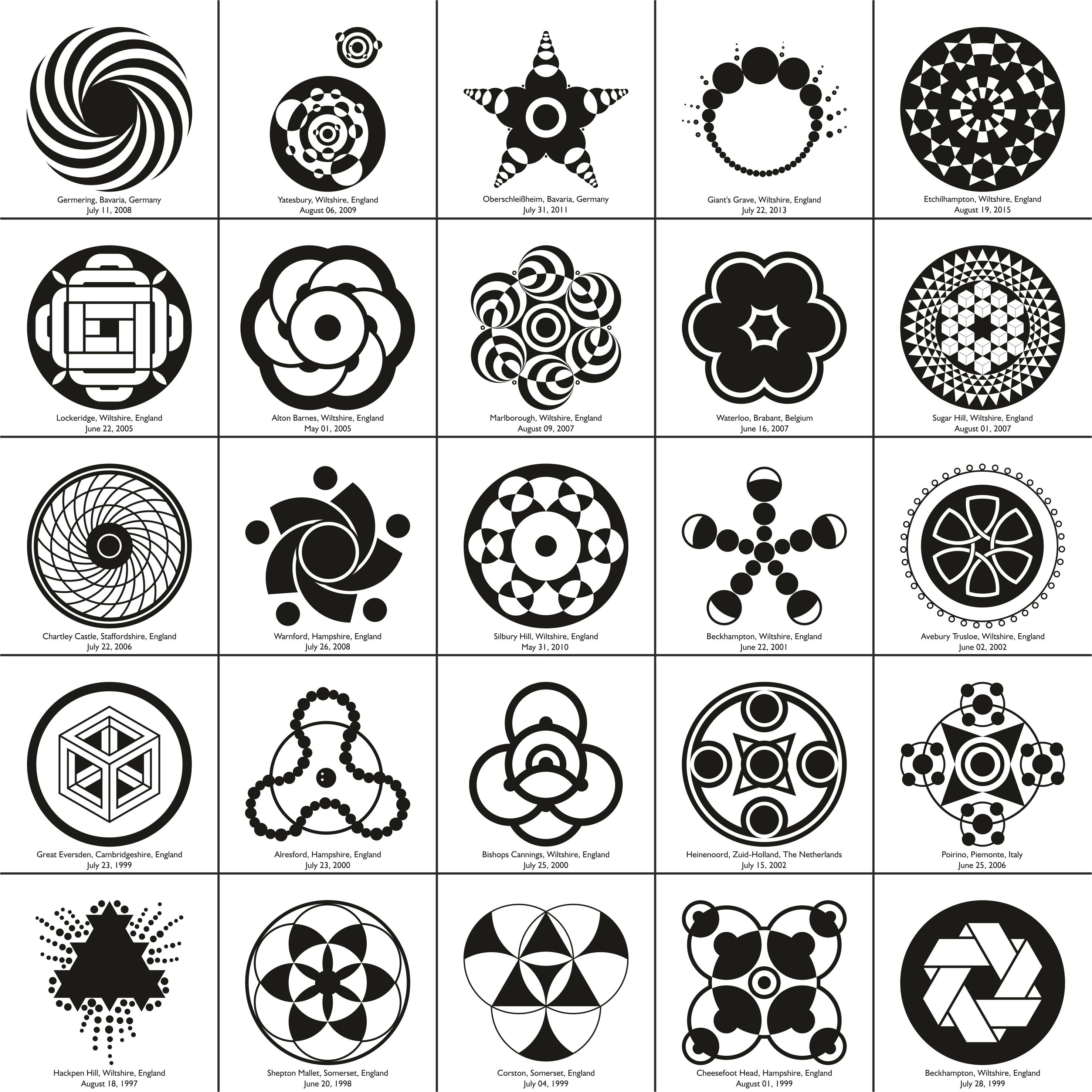 5 x 5 Vector Pack - 17 - Shapes of Wisdom